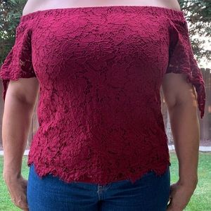 Off the shoulder top